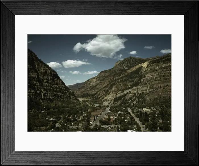Framed Print : Ouray, Colorado, 1940. Creator: Russell Lee Framed Print : Ouray, Colorado, 1940. Creator: Russell Lee