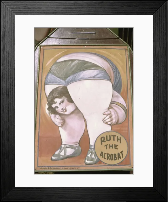 Framed Print : Poster for a side show at the Vermont state fair, Rutland, 1941. Creator: Jack Delano Framed Print : Poster for a side show at the Vermont state fair, Rutland, 1941. Creator: Jack Delano