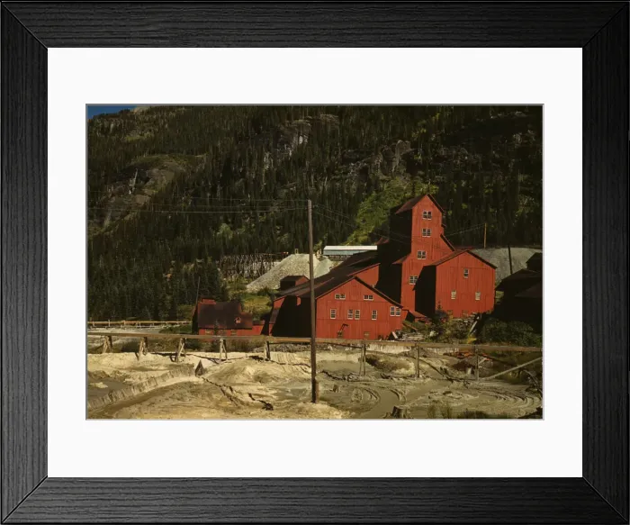 Framed Print : Mill at the Camp Bird Mine, Ouray County, Colorado, 1940. Creator: Russell Lee Framed Print : Mill at the Camp Bird Mine, Ouray County, Colorado, 1940. Creator: Russell Lee