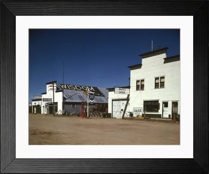 Framed Print : Wisdom, Montana, 1942. Creator: John Vachon Framed Print : Wisdom, Montana, 1942. Creator: John Vachon