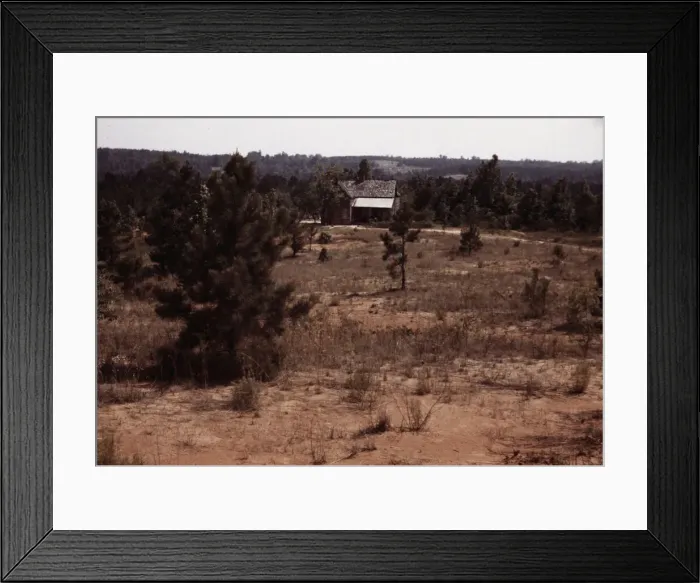 Framed Print : House in southern U. S. ca. 1940. Creator: Marion Post Wolcott Framed Print : House in southern U. S. ca. 1940. Creator: Marion Post Wolcott