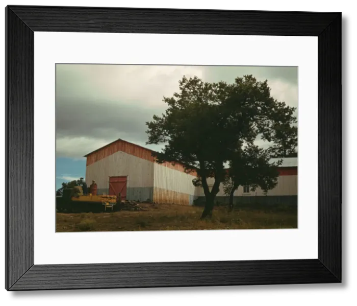 Framed Print : Pinto bean warehouse, Pie Town, New Mexico, 1940. Creator: Russell Lee Framed Print : Pinto bean warehouse, Pie Town, New Mexico, 1940. Creator: Russell Lee
