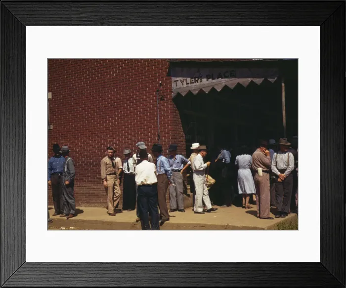Framed Print : Farmers and townspeople in town on Court day, Campton, Ky. 1940. Creator: Marion Post Wolcott Framed Print : Farmers and townspeople in town on Court day, Campton, Ky. 1940. Creator: Marion Post Wolcott