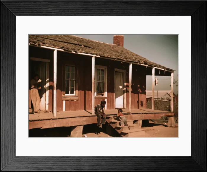 Framed Print : Marcella Plantation, Mileston, Miss. 1939. Creator: Marion Post Wolcott Framed Print : Marcella Plantation, Mileston, Miss. 1939. Creator: Marion Post Wolcott