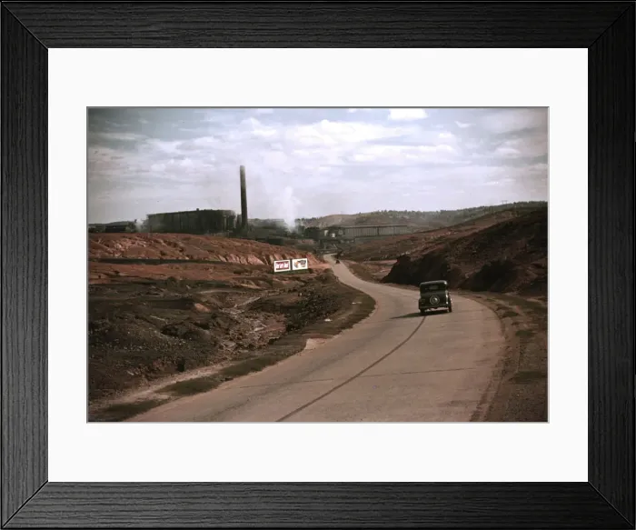 Framed Print : Copper mining and sulfuric acid plant, Copperhill, Tenn. 1940. Creator: Marion Post Wolcott Framed Print : Copper mining and sulfuric acid plant, Copperhill, Tenn. 1940. Creator: Marion Post Wolcott