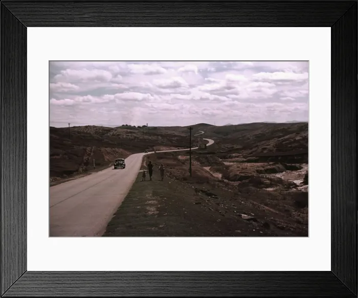 Framed Print : Copper mining section between Ducktown and Copperhill, Tennessee, 1940. Creator: Marion Post Wolcott Framed Print : Copper mining section between Ducktown and Copperhill, Tennessee, 1940. Creator: Marion Post Wolcott