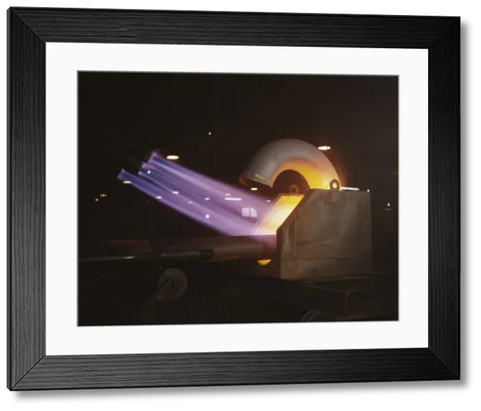 Framed Print : Large pipe elbows for the Army are formed at Tube Turns, Inc. by heating... Louisville, Ky. 1941. Creator: Alfred T Palmer Framed Print : Large pipe elbows for the Army are formed at Tube Turns, Inc. by heating... Louisville, Ky. 1941. Creator: Alfred T Palmer