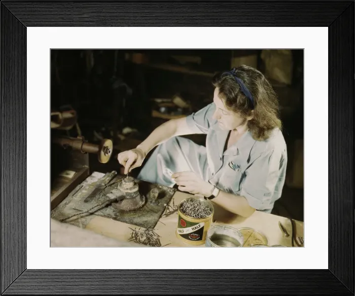 Framed Print : Transfusion donor bottles, Baxter Lab. Glenview, Ill. 1942. Creator: Howard Hollem Framed Print : Transfusion donor bottles, Baxter Lab. Glenview, Ill. 1942. Creator: Howard Hollem