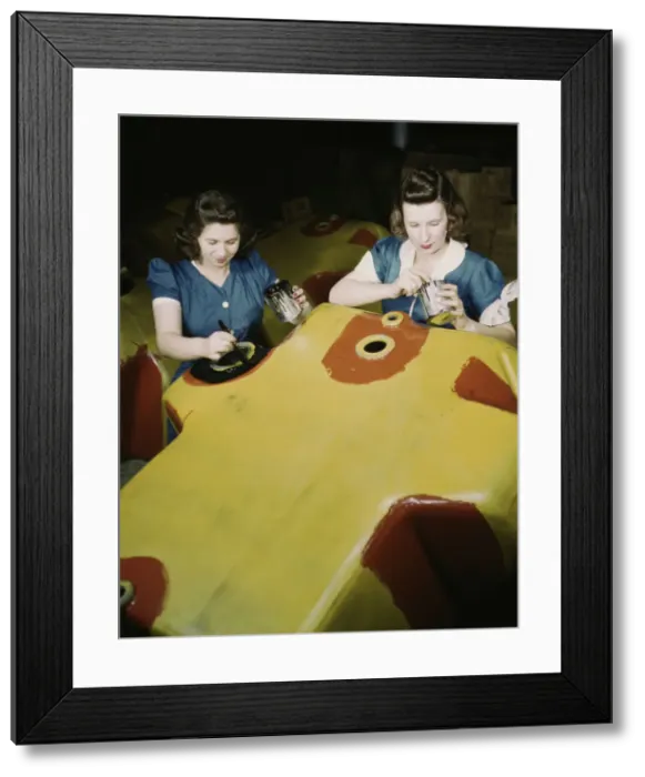 Framed Print : Women war workers, (1942?). Creator: Alfred T Palmer Framed Print : Women war workers, (1942?). Creator: Alfred T Palmer
