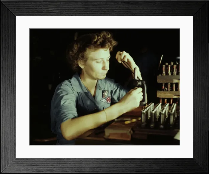 Framed Print : Mrs. Doris Duke, who is 26 and a mother of one child, Corpus Christi, Texas, 1942. Creator: Howard Hollem Framed Print : Mrs. Doris Duke, who is 26 and a mother of one child, Corpus Christi, Texas, 1942. Creator: Howard Hollem
