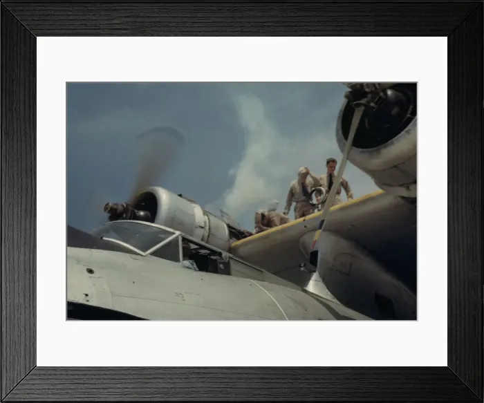 Framed Print : Starting a propeller at the Naval Air Base, Corpus Christi, Texas, 1942. Creator: Howard Hollem Framed Print : Starting a propeller at the Naval Air Base, Corpus Christi, Texas, 1942. Creator: Howard Hollem