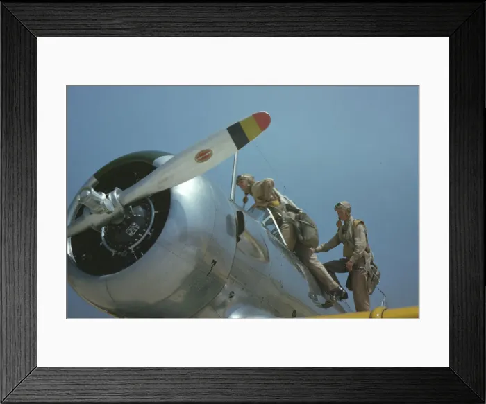 Framed Print : Aviation cadets at the Naval Air Base, Corpus Christi, Texas, 1942. Creator: Howard Hollem Framed Print : Aviation cadets at the Naval Air Base, Corpus Christi, Texas, 1942. Creator: Howard Hollem