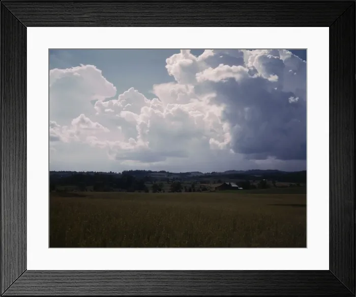 Framed Print : The countryside near the TVA site of the Douglas Dam, Tenn. 1942. Creator: Alfred T Palmer Framed Print : The countryside near the TVA site of the Douglas Dam, Tenn. 1942. Creator: Alfred T Palmer