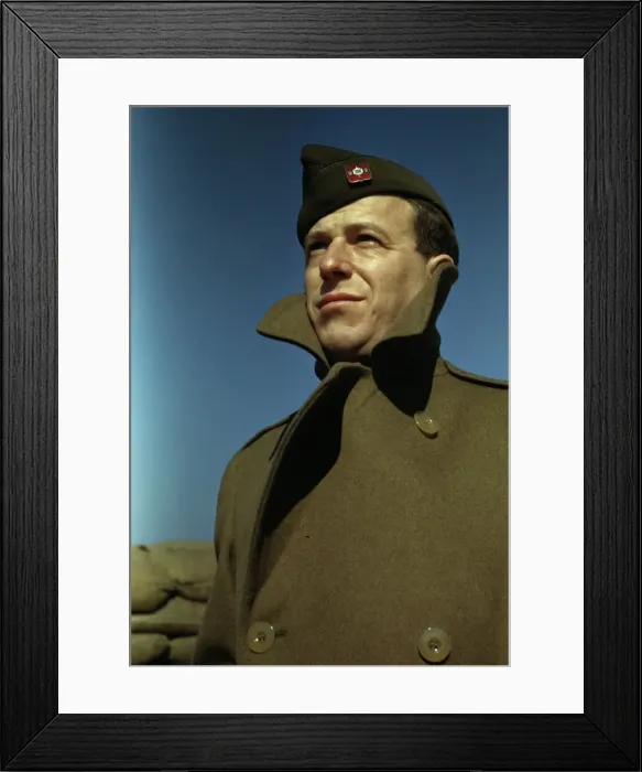 Framed Print : Man of the Fort Story, Va. coastal defense, 1942. Creator: Alfred T Palmer Framed Print : Man of the Fort Story, Va. coastal defense, 1942. Creator: Alfred T Palmer