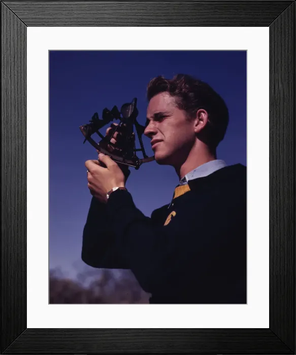 Framed Print : Boys trained in the fundamentals of navigation may become technicians... Los Angeles, Calif. 1942 Creator: Alfred T Palmer Framed Print : Boys trained in the fundamentals of navigation may become technicians... Los Angeles, Calif. 1942 Creator: Alfred T Palmer