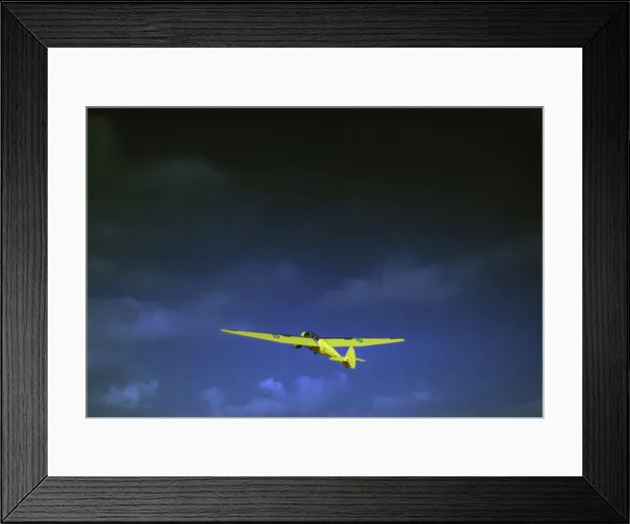 Framed Print : Marine Corps glider in flight out of Parris Island, S. C. 1942. Creator: Alfred T Palmer Framed Print : Marine Corps glider in flight out of Parris Island, S. C. 1942. Creator: Alfred T Palmer