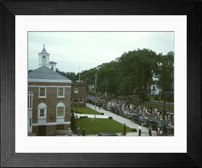 Framed Print : An American town and its way of life, Southington, Conn. 1942. Creator: Charles Fenno Jacobs Framed Print : An American town and its way of life, Southington, Conn. 1942. Creator: Charles Fenno Jacobs