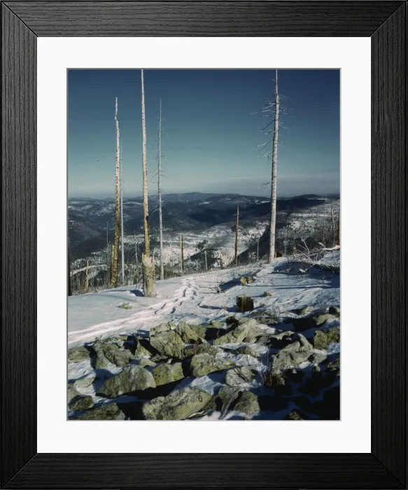 Framed Print : Sangre de Cristo Mountains, New Mexico, 1943. Creator: John Collier Framed Print : Sangre de Cristo Mountains, New Mexico, 1943. Creator: John Collier
