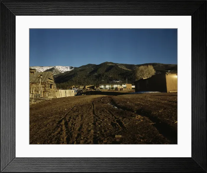 Framed Print : La Alama, near Questa, New Mexico, 1943. Creator: John Collier Framed Print : La Alama, near Questa, New Mexico, 1943. Creator: John Collier