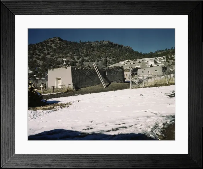 Framed Print : Placita, New Mexico, 1943. Creator: John Collier