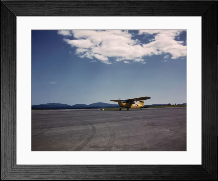 Framed Print : Civil Air Patrol Base, Bar Harbor, Maine, 1943. Creator: John Collier Framed Print : Civil Air Patrol Base, Bar Harbor, Maine, 1943. Creator: John Collier