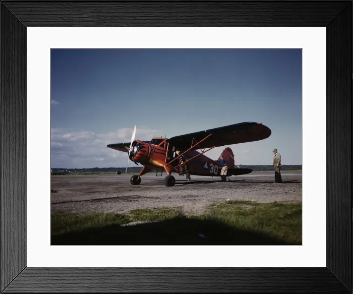 Framed Print : Civil Air Patrol Base, Bar Harbor, Maine, 1943. Creator: John Collier Framed Print : Civil Air Patrol Base, Bar Harbor, Maine, 1943. Creator: John Collier
