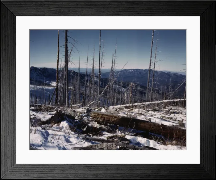 Framed Print : Sangre de Cristo Mt. New Mexico, 1943. Creator: John Collier Framed Print : Sangre de Cristo Mt. New Mexico, 1943. Creator: John Collier