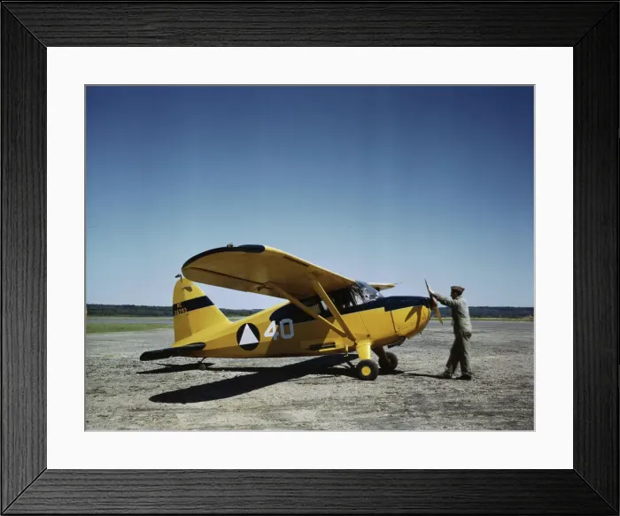 Framed Print : Civil Air Patrol Base, Bar Harbor, Maine, 1943. Creator: John Collier Framed Print : Civil Air Patrol Base, Bar Harbor, Maine, 1943. Creator: John Collier