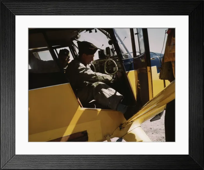 Framed Print : Civil Air Patrol Base, Bar Harbor, Maine, 1943. Creator: John Collier Framed Print : Civil Air Patrol Base, Bar Harbor, Maine, 1943. Creator: John Collier