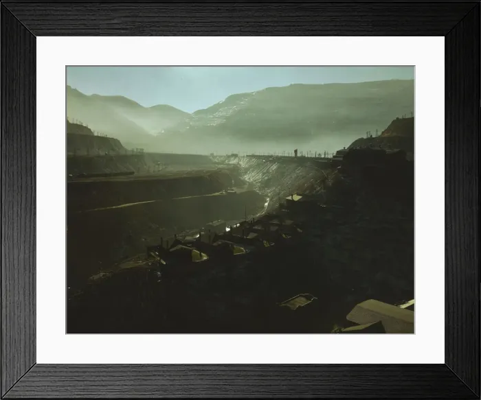 Framed Print : American Smelting and Refining, Garfield, Utah, 1942. Creator: Andreas Feininger Framed Print : American Smelting and Refining, Garfield, Utah, 1942. Creator: Andreas Feininger