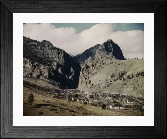 Framed Print : Old lead mines here have been reopened, Creede, Colo. 1942. Creator: Andreas Feininger Framed Print : Old lead mines here have been reopened, Creede, Colo. 1942. Creator: Andreas Feininger