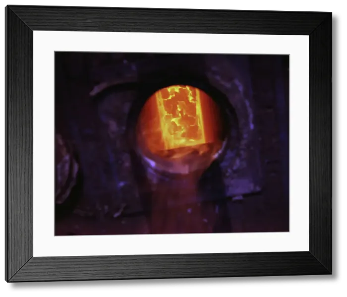 Framed Print : Hanna furnaces of the Great Lakes Steel Corporation, Detroit, Mich. 1942. Creator: Arthurs Siegel Framed Print : Hanna furnaces of the Great Lakes Steel Corporation, Detroit, Mich. 1942. Creator: Arthurs Siegel