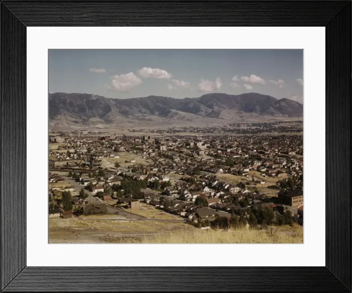 Framed Print : Butte, Montana, 1942. Creator: Russell Lee Framed Print : Butte, Montana, 1942. Creator: Russell Lee