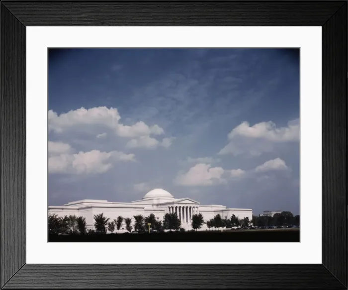 Framed Print : The National Gallery of Art, Washington, D. C. ca. 1943. Creator: Unknown Framed Print : The National Gallery of Art, Washington, D. C. ca. 1943. Creator: Unknown