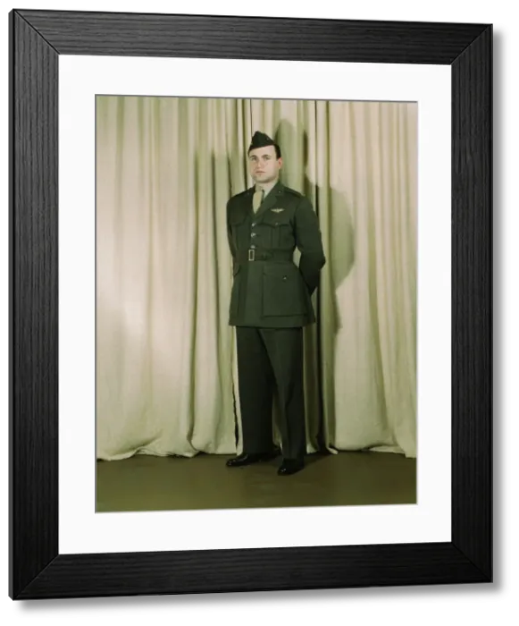 Framed Print : Marine Corps Major in winter uniform, World War II, between 1941 and 1945. Creator: Howard Hollem Framed Print : Marine Corps Major in winter uniform, World War II, between 1941 and 1945. Creator: Howard Hollem