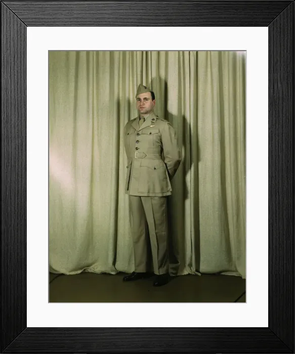 Framed Print : Marine Corps Major in summer uniform, World War II, between 1941 and 1945. Creator: Howard Hollem Framed Print : Marine Corps Major in summer uniform, World War II, between 1941 and 1945. Creator: Howard Hollem