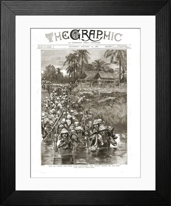 Framed Print : The Graphic, Front Cover January 16th. 1886, 1886. Creator: Unknown Framed Print : The Graphic, Front Cover January 16th. 1886, 1886. Creator: Unknown