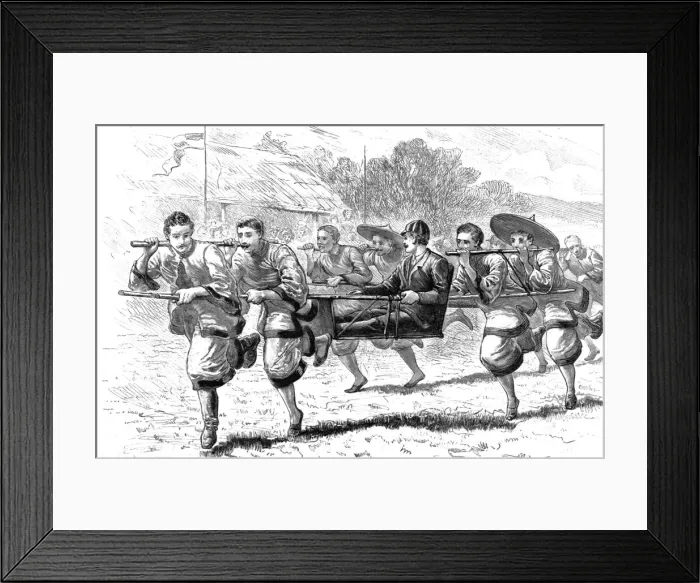 Framed Print : Gymkhana Races of the HongKong Polo Club--The Fai-Tee Stakes, 1890. Creator: Unknown Framed Print : Gymkhana Races of the HongKong Polo Club--The Fai-Tee Stakes, 1890. Creator: Unknown