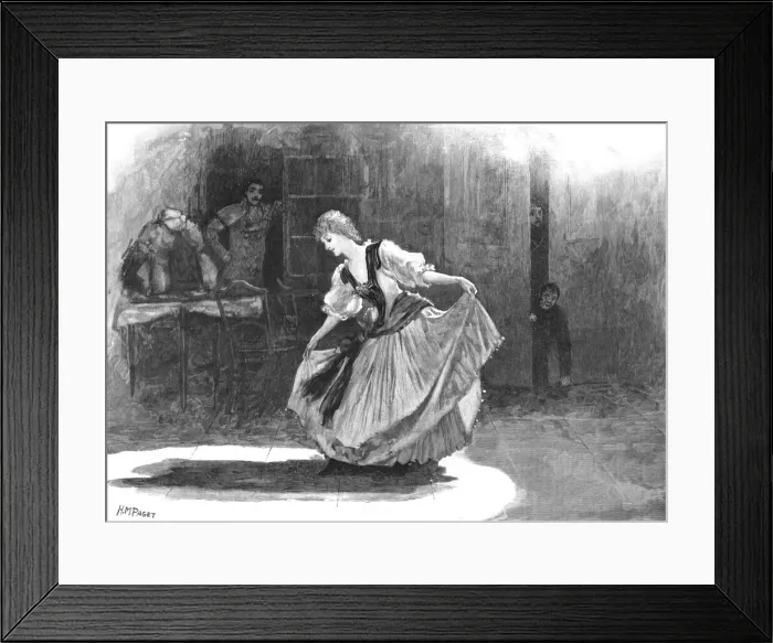 Framed Print : The Guards Burlesque Fra Diavolo'at the Chelsea Barracks;'Zerlina'(Miss Rose Hawdon... 1890. Creator: Unknown) Framed Print : The Guards Burlesque Fra Diavolo'at the Chelsea Barracks;'Zerlina'(Miss Rose Hawdon... 1890. Creator: Unknown)
