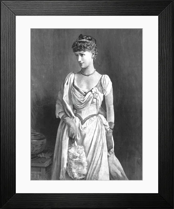 Framed Print : Her Excellency The Countess of Zetland, 1890. Creator: Unknown Framed Print : Her Excellency The Countess of Zetland, 1890. Creator: Unknown
