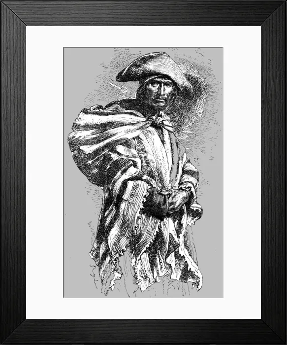 Framed Print : Old Parleyvoo; In Pawn in an Indian Village, 1875. Creator: Unknown Framed Print : Old Parleyvoo; In Pawn in an Indian Village, 1875. Creator: Unknown