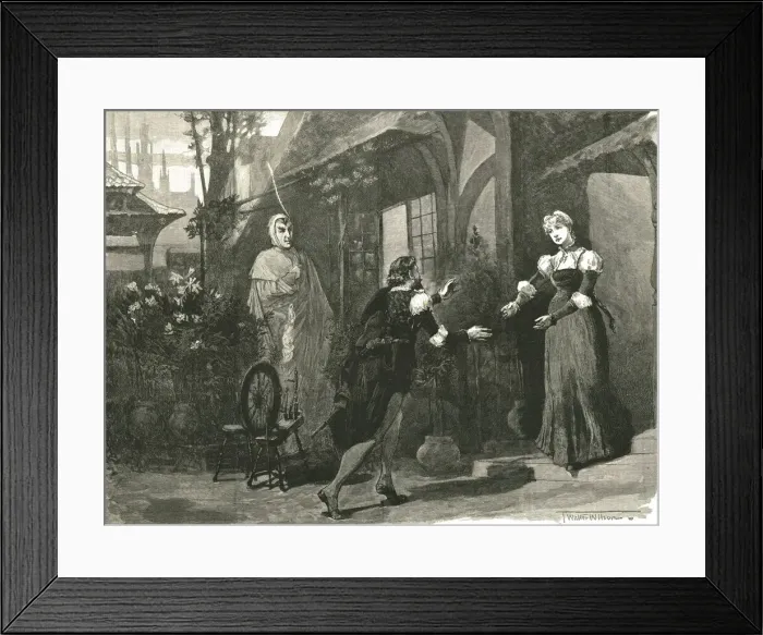 Framed Print : Faust'at the Lyceum Theatre, 1886. Creator: Walter Wilson Framed Print : Faust'at the Lyceum Theatre, 1886. Creator: Walter Wilson