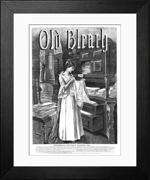 Framed Print : Old Bleach, 1890. Creator: Unknown Framed Print : Old Bleach, 1890. Creator: Unknown