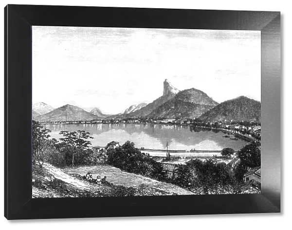 Botafogo Bay and the Corcovado; Rio De Janeiro and the Organ Mountains, 1875. Creator: Thomas Woodbine Hinchliff