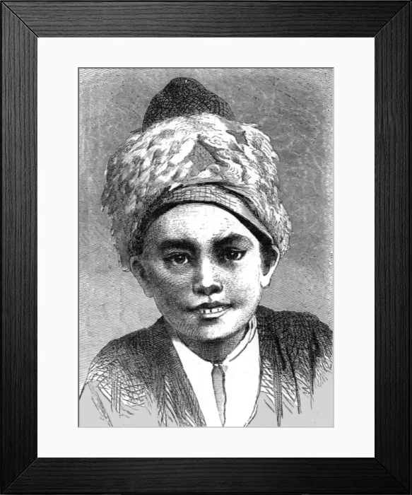 Framed Print : Young Tartar of Lazestan; Adventures in Lazestan, 1875. Creator: Frederick A. Lyons Framed Print : Young Tartar of Lazestan; Adventures in Lazestan, 1875. Creator: Frederick A. Lyons