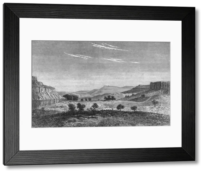 Framed Print : View near Fort Dauphin; Recent Explorations in Madagascar, 1875. Creator: Alfred Grandidier Framed Print : View near Fort Dauphin; Recent Explorations in Madagascar, 1875. Creator: Alfred Grandidier