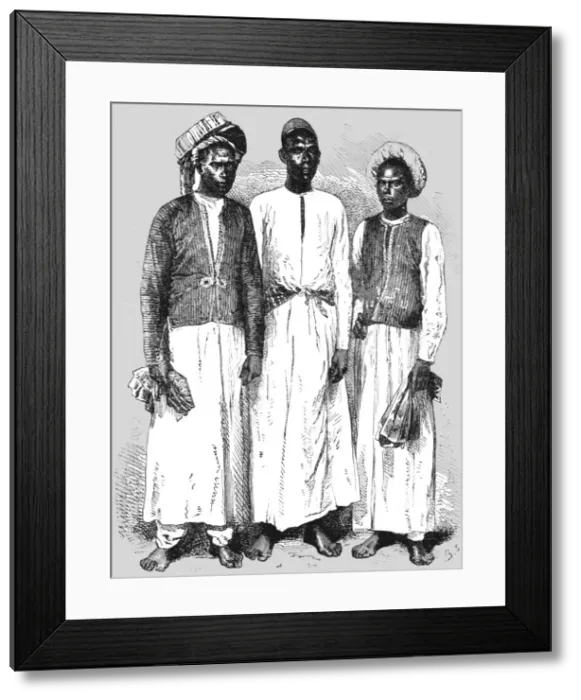 Framed Print : Maldive Islanders; Four Months in Ceylon, 1875. Creator: Unknown Framed Print : Maldive Islanders; Four Months in Ceylon, 1875. Creator: Unknown