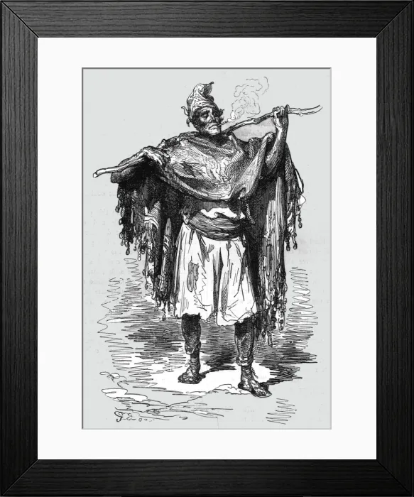 Framed Print : Countryman of the Neighbourhood of Seville;An Autumn Tour in Andalusia, 1875. Creator: Gustave Doré Framed Print : Countryman of the Neighbourhood of Seville;An Autumn Tour in Andalusia, 1875. Creator: Gustave Doré
