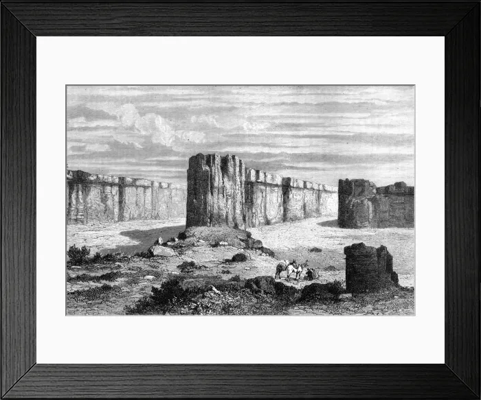Framed Print : A River Canon; An Ascent of the Cofre de Perote, Mexico, 1875. Creator: Unknown Framed Print : A River Canon; An Ascent of the Cofre de Perote, Mexico, 1875. Creator: Unknown