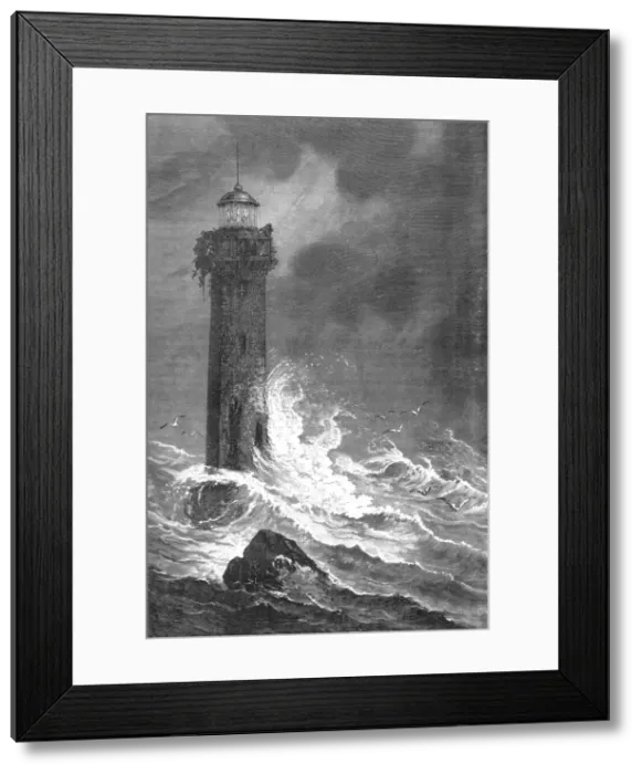 Framed Print : Hazard Lighthouse, Florida; A Flying Visit to Florida, 1875. Creator: Thomas Mayne Reid Framed Print : Hazard Lighthouse, Florida; A Flying Visit to Florida, 1875. Creator: Thomas Mayne Reid